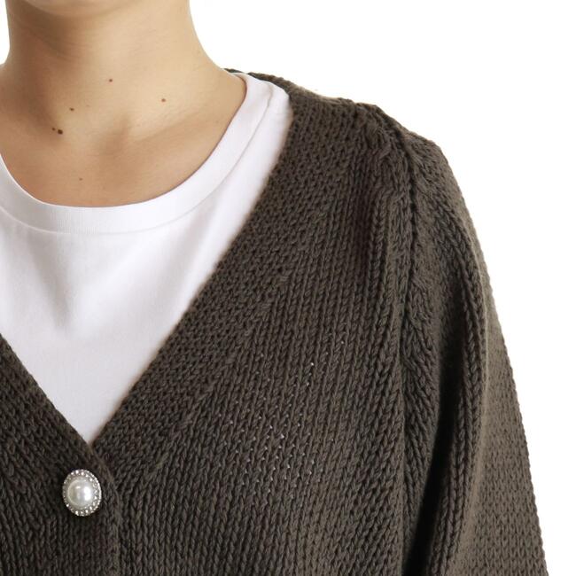 CARDIGAN BOTTONI GIOIELLO HAVEONE - Mad Fashion | img vers.650x/